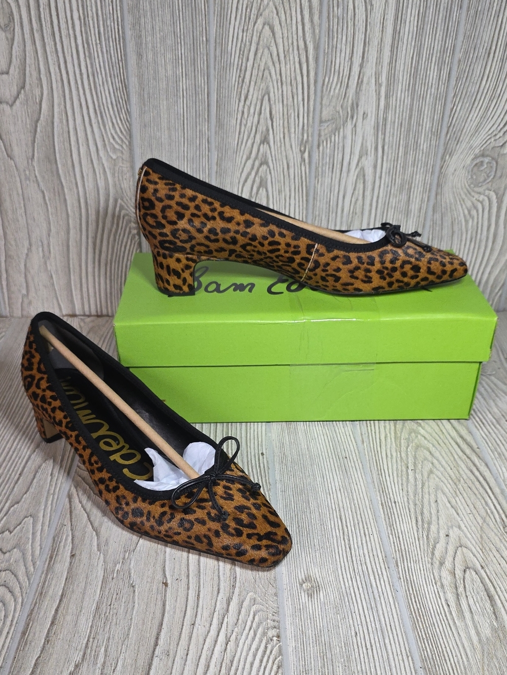 Sam Edelman Rinda Leopard Print Pumps Womens Size 9 NEW
